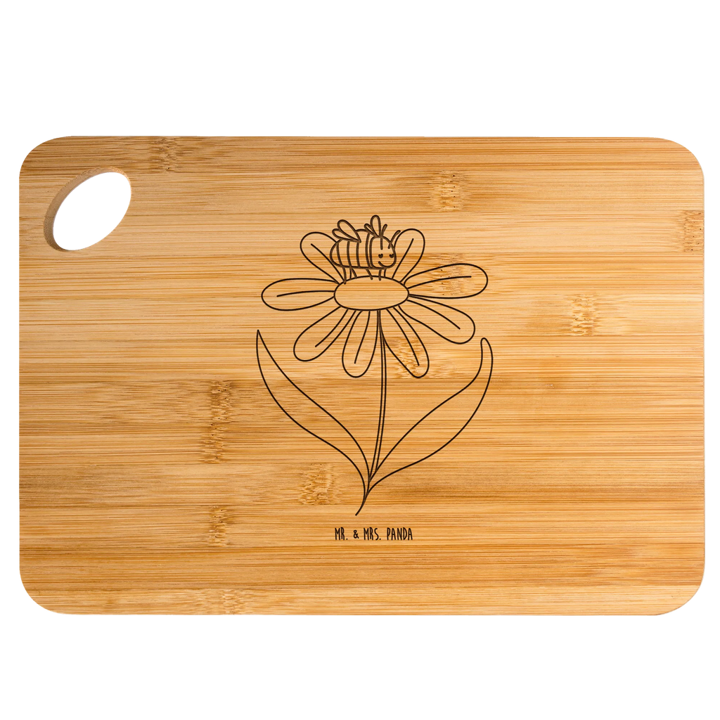 Bamboo chopping board bumblebee flower card, gift ideas, gifts, animal lover, special gifts, cute animal motives, hand drawn, small animals, good mood, cute, funny sayings, fluffy, bumble bee, wasp, nature, flower, field, bumblebees