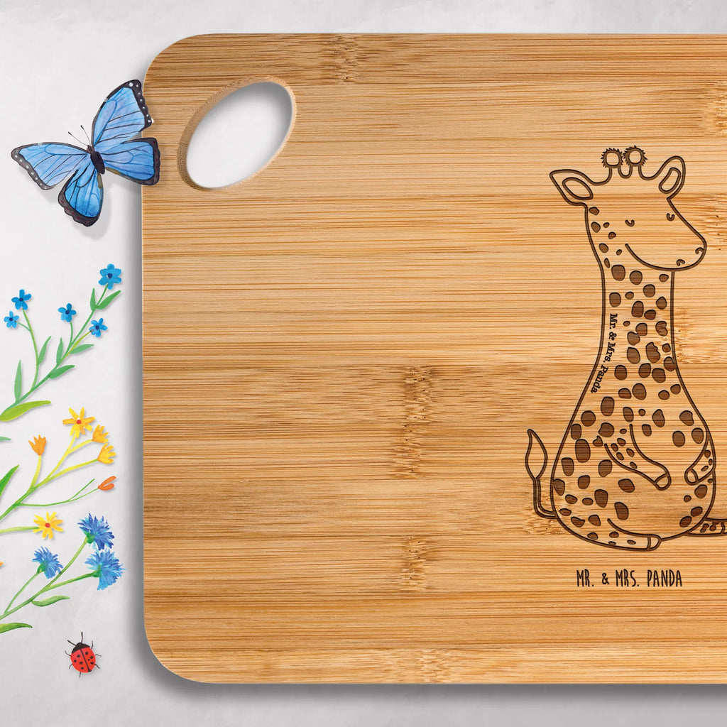 Bamboo chopping board giraffe Satisfied solid, cutting block, breakfast board, slices, wood, kitchen board, breakfast, cutting board, bamboo, board, nature, dulcimer, robust, carving board, kitchen, engraving, Africa, Adventure, Giraffe, Happiness