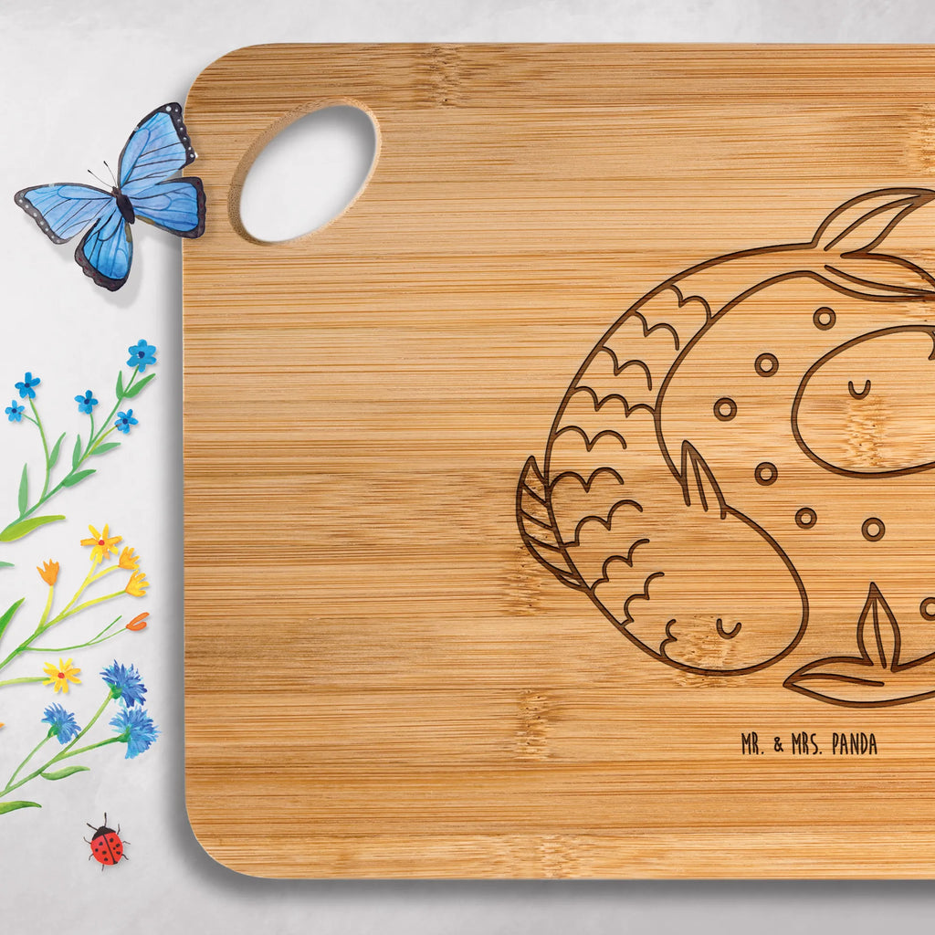 Bamboo chopping board Star sign fish robust, engraving, carving board, breakfast board, slices, bamboo, wood, cutting block, cutting board, breakfast, dulcimer, solid, board, kitchen, nature, kitchen board, constellations, birthdays, astrology, zodiac, date of birth, month of birth, fish sign, gift february, birthday march, birthday february, gift march, fish constellation, fish gift, fish