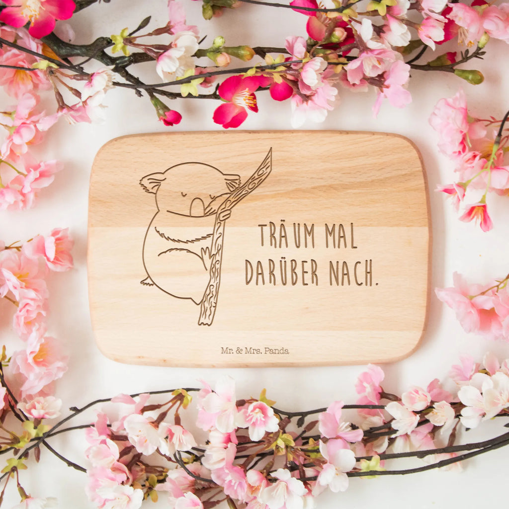 Serving board koala cutting board, breakfast board, Board, small animals, cute, funny, cute animal motives, hand drawn, small world, funny sayings, good mood, happy, gifts, gift ideas, special gifts, animal lover, card, koala bear, dreamland, bear, dream, bedroom, sleeping, Koala