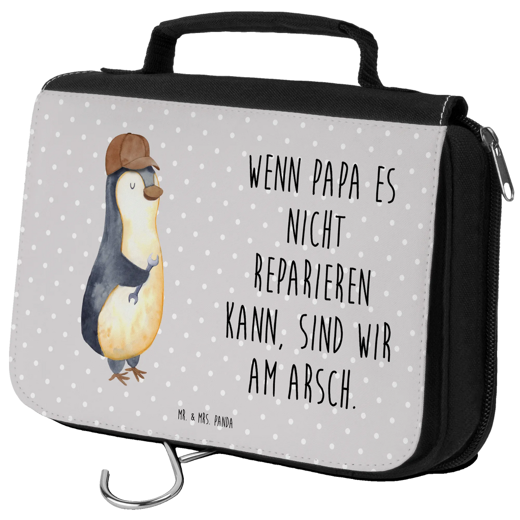 Kulturbeutel Wenn Papa es nicht reparieren kann, sind wir am Arsch Reisebeutel, Kulturtasche, hygienebeutel, Schminktasche, Toilettentasche, hygienetasche, Kulturbeutel, Necessaire, Kulturbeutel Waschbar, Waschbeutel, Kosmetiktasche, Schminkbeutel, badtasche, beautycase, Waschtasche, Muttertag, Vatertag, Opa, Schwester, Mama, Familie, Bruder, Oma, Papa, Bester Papa Der Welt, Vater, Geschenk Papa