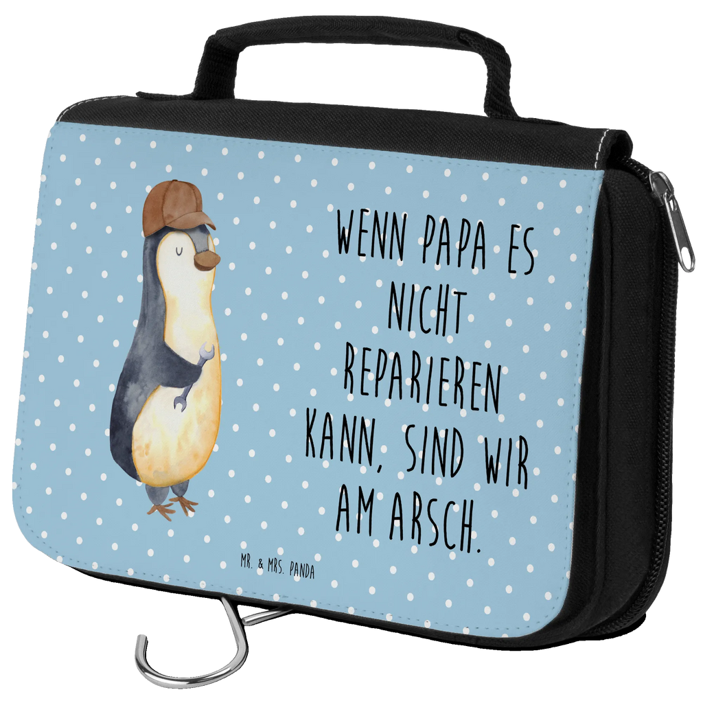 Kulturbeutel Wenn Papa es nicht reparieren kann, sind wir am Arsch Reisebeutel, Kulturtasche, hygienebeutel, Schminktasche, Toilettentasche, hygienetasche, Kulturbeutel, Necessaire, Kulturbeutel Waschbar, Waschbeutel, Kosmetiktasche, Schminkbeutel, badtasche, beautycase, Waschtasche, Muttertag, Vatertag, Opa, Schwester, Mama, Familie, Bruder, Oma, Papa, Bester Papa Der Welt, Vater, Geschenk Papa