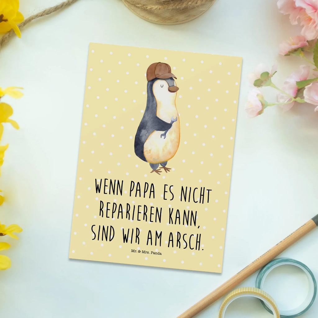 Pocztówka Jeśli tata tego nie naprawi, to jesteśmy w dupie bildkarte, einzelkarte, Kunstkarten, Designkarte, Fotokarte, Ansichtskarten, Postkarten, Postkarte, spruchkarte, Ansichtskarte, Grußkarte, kunstkarte, Motivkarte, Bruder, Familie, Muttertag, Papa, Schwester, Mama, Vatertag, Opa, Oma, Vater, Bester Papa Der Welt, Geschenk Papa