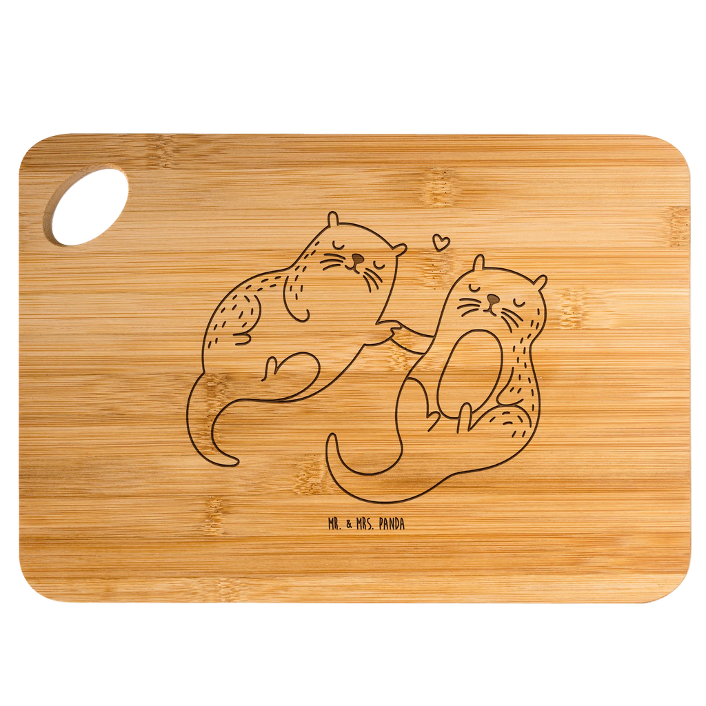 Bambus - deska do krojenia wydra trzymać się za ręce Kuna, wydra, morska wydra