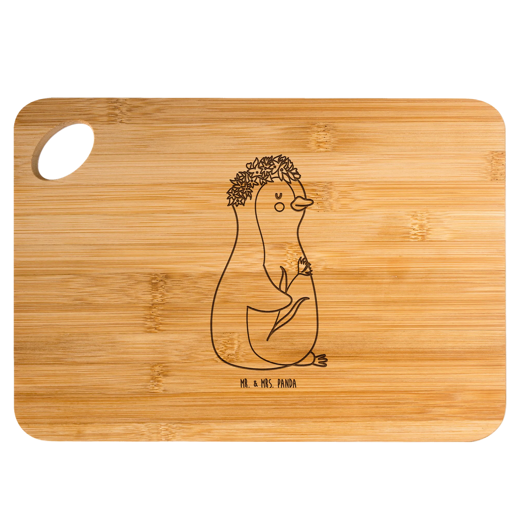 Cutting board with handle Penguin Flower Penguins, North Pole, wreath of flowers, goals, goals in life, wishes, penguins, love of life, universe, lovesickness, gift idea