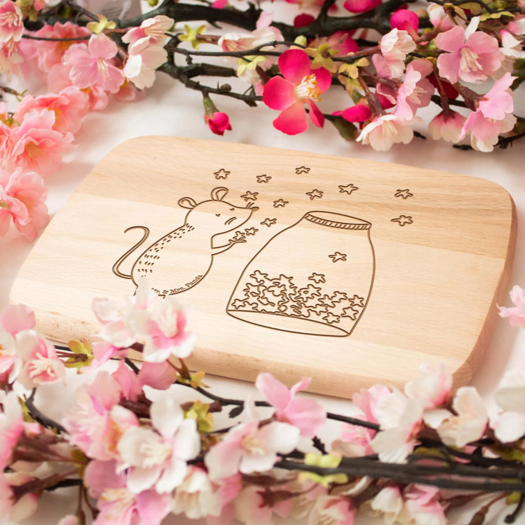 Serving board Mouse Stars cutting board, Board, breakfast board, small animals, cute, funny, cute animal motives, hand drawn, small world, funny sayings, good mood, happy, gifts, gift ideas, special gifts, animal lover, card, birth, Mouse, baptism gift, wish, first child, pregnancy, stars, hope, child, birthday, child birthday, baptism, dreams