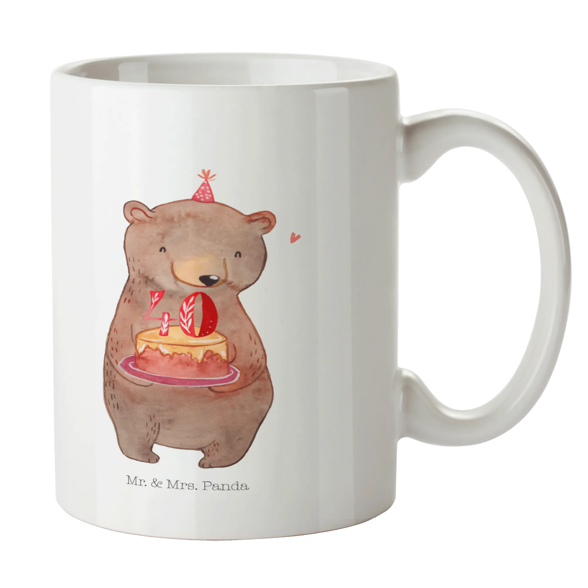 Tasse Bär Torte 40. Geburtstag Teebecher, Tasse mit Spruch, statement tasse, Motivtasse, Sprüchetasse, Henkeltasse, Geschenktasse, Henkelbecher, Kakaotasse, Frühstücksbecher, kaffeetasse keramik, Bürobecher, Kaffeepott, tasse für büro, Teepott, Keramikbecher, Frühstückstasse, Coffee Mug, kaffeetasse bedruckt, Dekotasse, haferl, Teetasse, Trinktasse, Pott, Designtasse, Tasse mit Motiv, Bedruckte Tasse, kaffeebecher keramik, tasse für kaffee, Mug, kaffeebecher bedruckt, Keramiktasse, schöne tasse, hochwertige tasse, heißgetränkebecher, design tasse, milchkaffeetasse, Bürotasse, Geschenk, Geburtstag, Geburtstagsgeschenk, Torte, Feiern, Party, Kuchen
