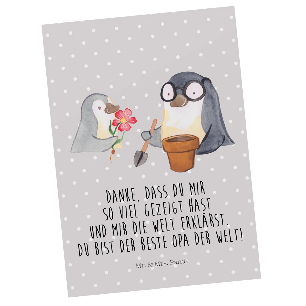 Pocztówka Pingwin dziadek sadzi kwiaty Ansichtskarten, Einladung Geburtstag, Geburtstagskarte, Dankeskarte, Geschenkkarte, Ansichtskarte, Karte, Einladungskarte, Einladungskarten Geburtstag, Grußkarte, Postkarte, Einladung, Familie, Vatertag, Muttertag, Bruder, Schwester, Mama, Papa, Oma, Opa, Lieblingsopa, Opi, bester Opa, Großvater