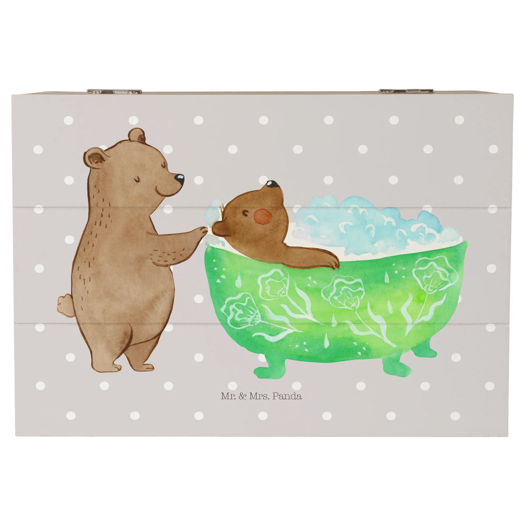 Holzkiste Oma badet Aufbewahrungsbox, Kiste, Erinnerungsbox, Holzkiste, Schatzkiste, Geschenkbox, Geschenkdose, Dekokiste, Truhe, Erinnerungskiste, Schatulle, XXL, Familie, Vatertag, Muttertag, Bruder, Schwester, Mama, Papa, Oma, Opa, Liebe, Baden, Großmutter, Enkel