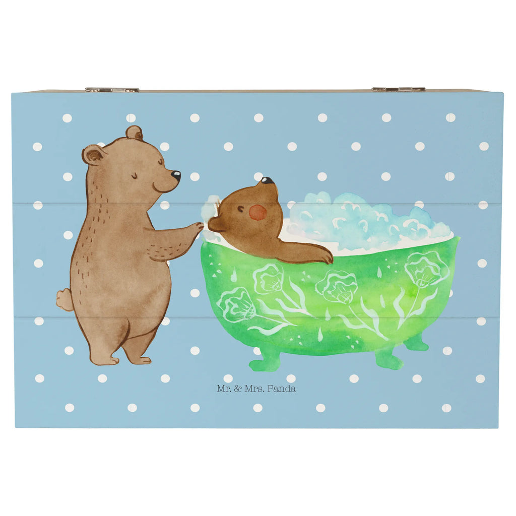 Holzkiste Oma badet Aufbewahrungsbox, Kiste, Erinnerungsbox, Holzkiste, Schatzkiste, Geschenkbox, Geschenkdose, Dekokiste, Truhe, Erinnerungskiste, Schatulle, XXL, Familie, Vatertag, Muttertag, Bruder, Schwester, Mama, Papa, Oma, Opa, Liebe, Baden, Großmutter, Enkel