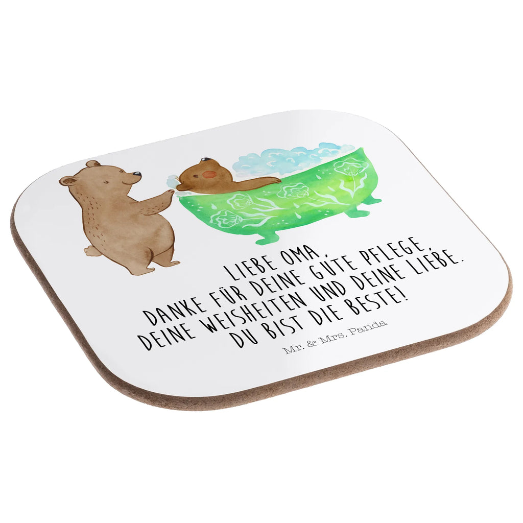 Square coaster granny Bathe glass coasters, party, gifts, Coasters, breakfast, presents, gift, Family, Father's Day, Mother's Day, brother, sister, Mom, Dad, grandchildren, love, family, Grandma, bathing