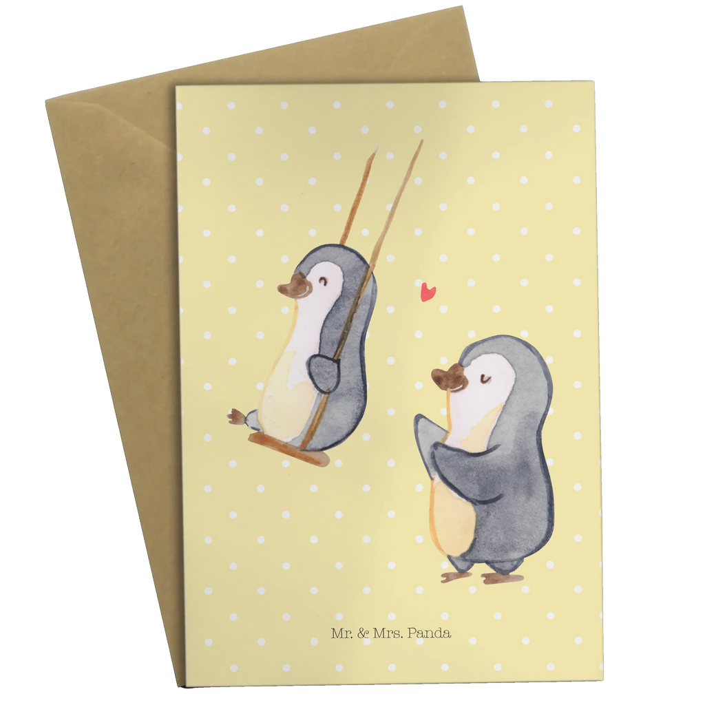 Greetings card Penguin and grandma swing  Glückwunschkarte, Ansichtskarten, Hochzeitskarte, Einladungskarte, Grußkarte, Geburtstagskarte, Karte, Klappkarte, Familie, Vatertag, Muttertag, Bruder, Schwester, Mama, Papa, Oma, Opa, Lieblingsoma, Großmutter, Geschenk für Oma, Omi, beste Oma