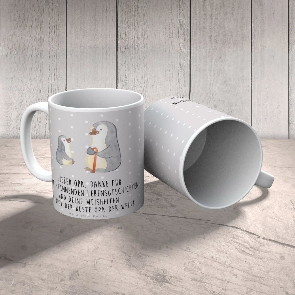 Kubek Pingwin Dziadek Wnuk Kaffeetasse, Tasse, Geschenktasse, Keramiktasse, Tasse mit Zitaten, Tasse mit Motiven, Bürotasse, Porzellantasse, Teetasse, Familie, Vatertag, Muttertag, Bruder, Schwester, Mama, Papa, Oma, Opa, bester Opa, Geschenk für Opa, Lieblingsopa, Großvater, Opi