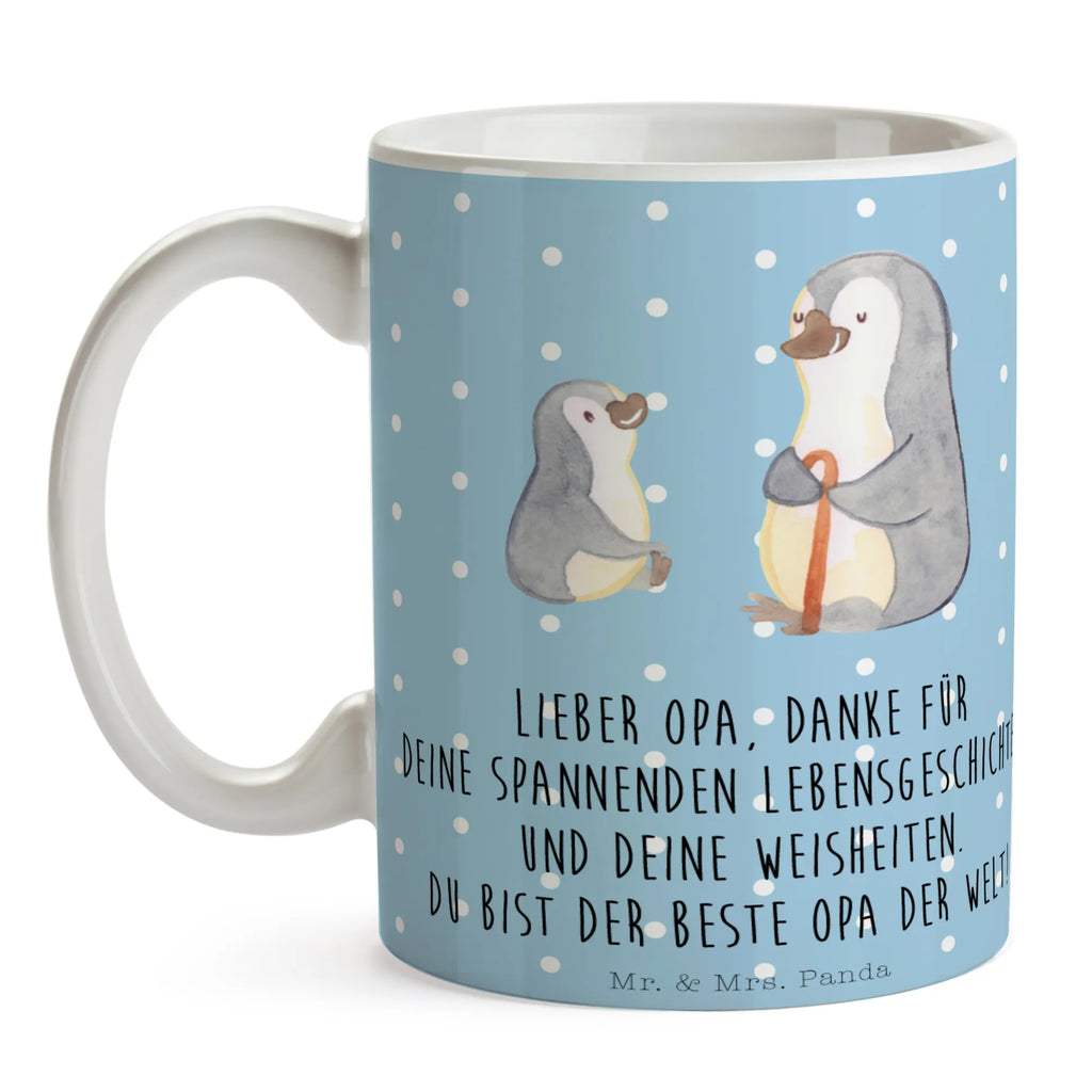 Kubek Pingwin Dziadek Wnuk Kaffeetasse, Tasse, Geschenktasse, Keramiktasse, Tasse mit Zitaten, Tasse mit Motiven, Bürotasse, Porzellantasse, Teetasse, Familie, Vatertag, Muttertag, Bruder, Schwester, Mama, Papa, Oma, Opa, bester Opa, Geschenk für Opa, Lieblingsopa, Großvater, Opi