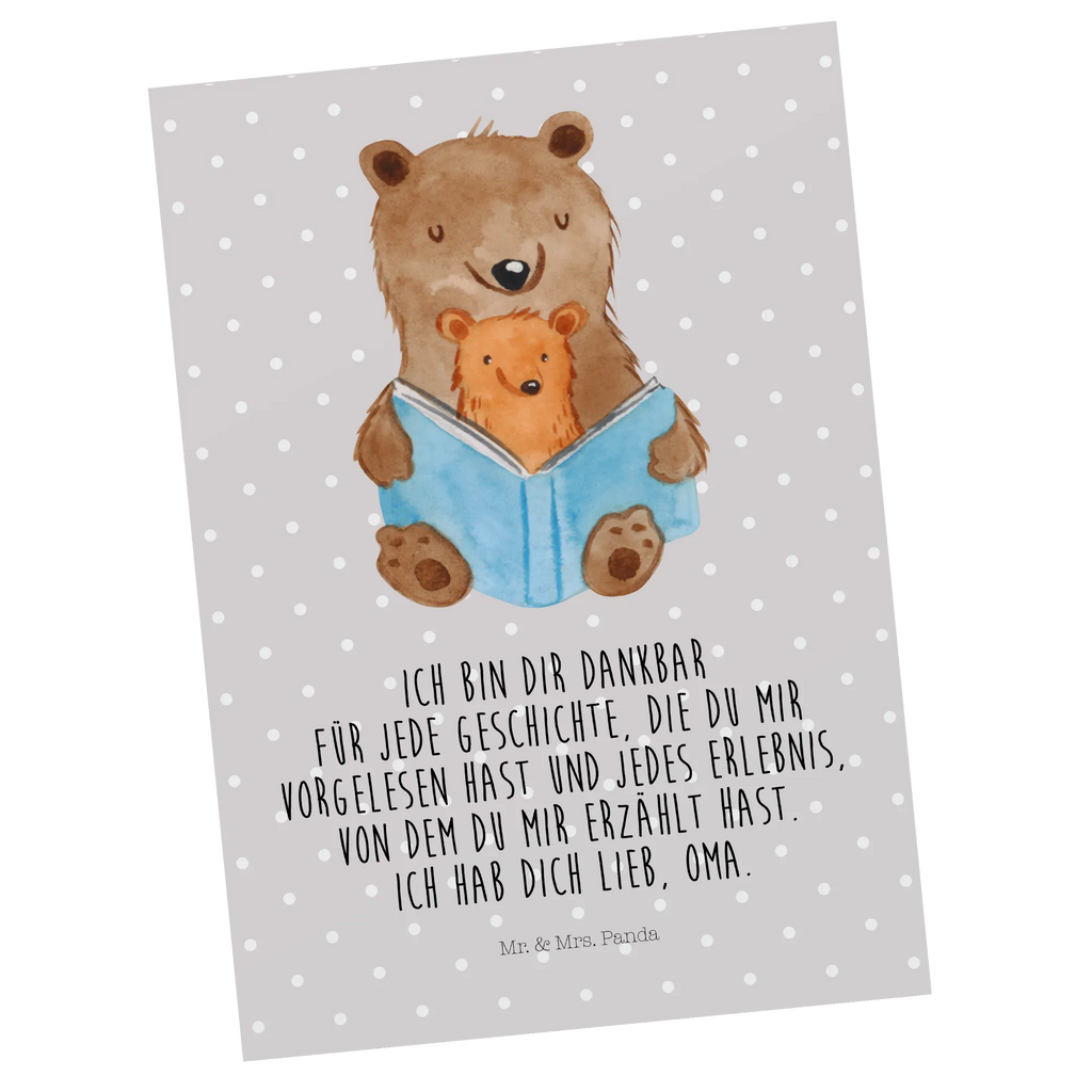 Postcard bears A book card, gift, letter, Postcard, gift card, invitation card, postcards, paper, invitation, Family, Father's Day, Mother's Day, brother, sister, Mom, Dad, best grandma, grandmother, grandma, favourite grandma, favorite grandma, storyteller