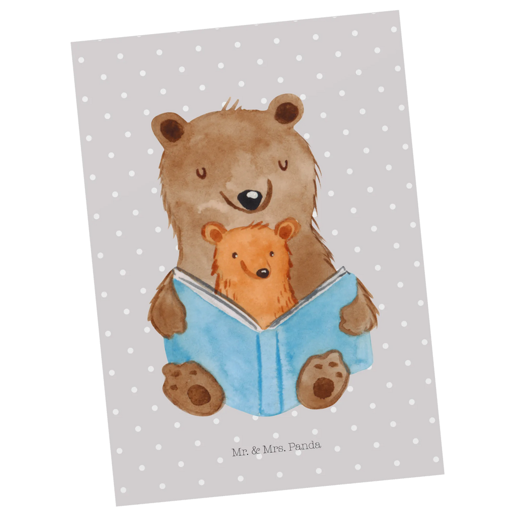 Postcard bears A book card, gift, letter, Postcard, gift card, invitation card, postcards, paper, invitation, Family, Father's Day, Mother's Day, brother, sister, Mom, Dad, best grandma, grandmother, grandma, favourite grandma, favorite grandma, storyteller