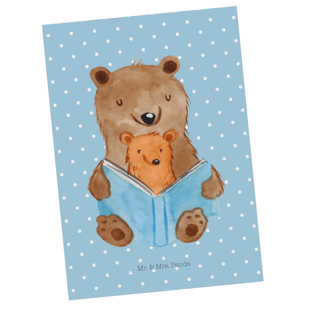 Postcard bears A book card, gift, letter, Postcard, gift card, invitation card, postcards, paper, invitation, Family, Father's Day, Mother's Day, brother, sister, Mom, Dad, best grandma, grandmother, grandma, favourite grandma, favorite grandma, storyteller