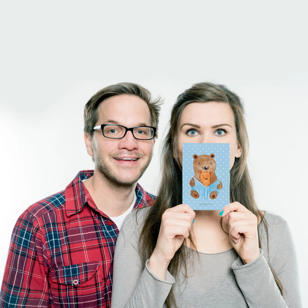 Postcard bears A book card, gift, letter, Postcard, gift card, invitation card, postcards, paper, invitation, Family, Father's Day, Mother's Day, brother, sister, Mom, Dad, best grandma, grandmother, grandma, favourite grandma, favorite grandma, storyteller