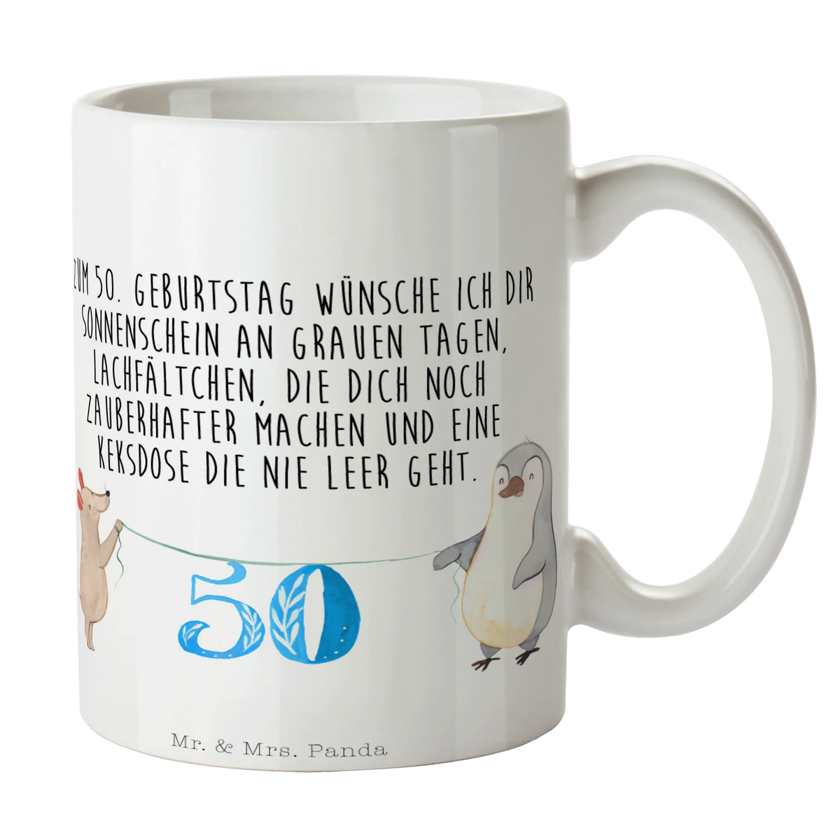 Tasse 50. Geburtstag Maus Pinguin Designtasse, milchkaffeetasse, tasse für büro, Tasse mit Motiv, haferl, Frühstücksbecher, Henkeltasse, Trinkbecher, Mug, schöne tasse, Sprüchetasse, Teetasse, Keramiktasse, Becher, hochwertige tasse, Henkelbecher, Teebecher, Bedruckte Tasse, Geschenktasse, kaffeetasse bedruckt, kaffeetasse keramik, statement tasse, Teepott, kaffeebecher bedruckt, Coffee Mug, Trinktasse, Bürotasse, Pott, Keramikbecher, tasse für kaffee, Kaffeetasse, Motivtasse, design tasse, heißgetränkebecher, Kaffeepott, Kakaotasse, Tasse mit Spruch, Kaffeebecher, Bürobecher, Dekotasse, kaffeebecher keramik, Frühstückstasse, Geschenk, Geburtstag, Geburtstagsgeschenk, Feiern, Party, Torte, Kuchen