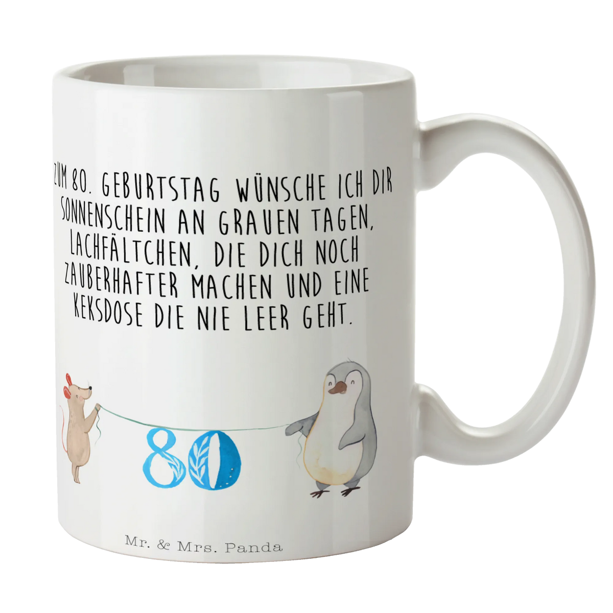 Trinkbecher 80. Geburtstag Maus Pinguin Sprüchetasse, haferl, kaffeetasse keramik, kaffeebecher bedruckt, Kaffeetasse, Frühstücksbecher, Pott, design tasse, tasse für kaffee, Frühstückstasse, Teebecher, Trinktasse, schöne tasse, Tasse mit Motiv, Kakaotasse, Becher, Geschenktasse, tasse für büro, Bürotasse, Bedruckte Tasse, Kaffeebecher, Henkeltasse, hochwertige tasse, Henkelbecher, Kaffeepott, Trinkbecher, milchkaffeetasse, kaffeebecher keramik, Teepott, Tasse mit Spruch, kaffeetasse bedruckt, Designtasse, Coffee Mug, Mug, Keramiktasse, Dekotasse, Keramikbecher, Motivtasse, heißgetränkebecher, Teetasse, Bürobecher, statement tasse, Geschenk, Geburtstag, Geburtstagsgeschenk, Party, Kuchen, Feiern, Torte