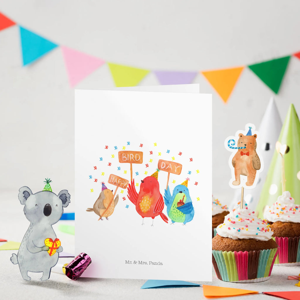 Geburtstagskarte 30. Geburtstag Happy Bird Day Grusskarte, Klappkarte, Einladungskarte, Glückwunschkarte, Hochzeitskarte, Geburtstagskarte, Geburtstag, Geburtstagsgeschenk, Geschenk, zum, Feiern, für, Party