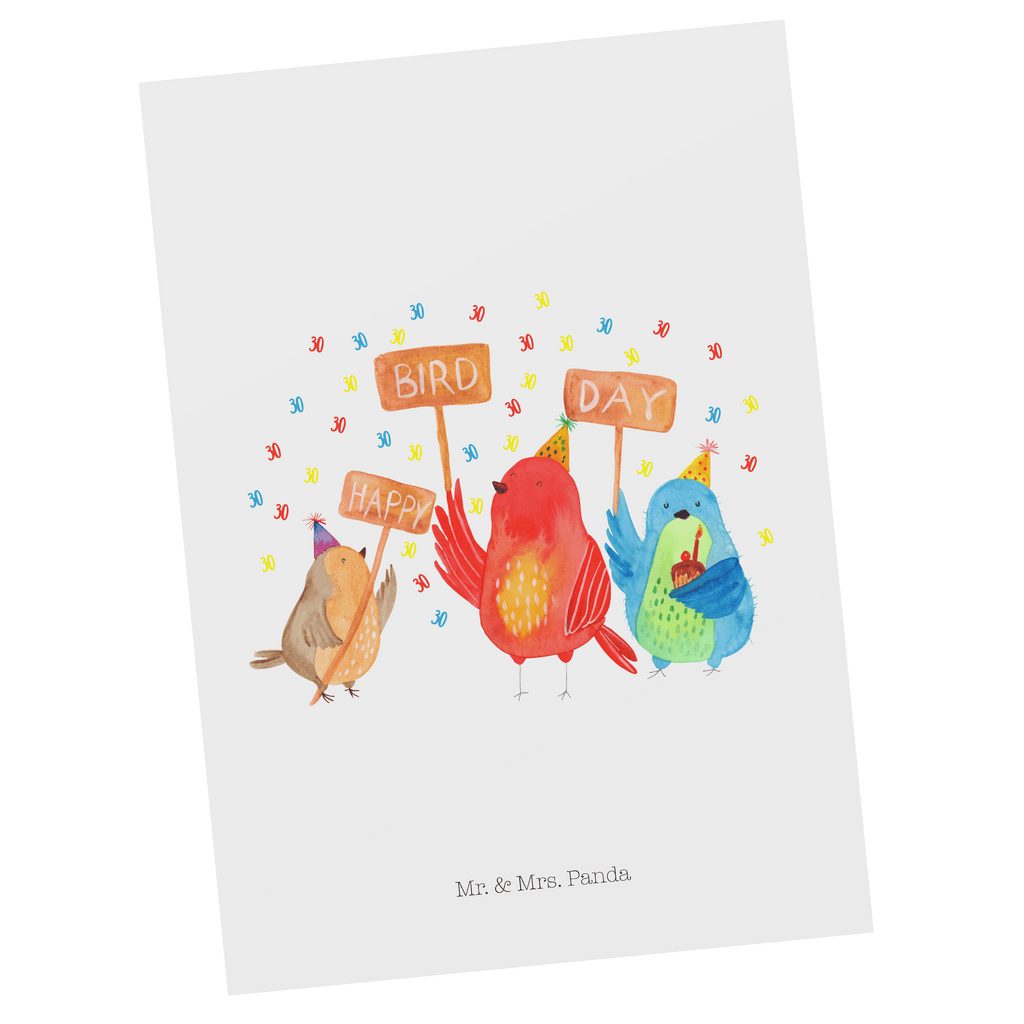 Postkarte 30. Geburtstag Happy Bird Day Postkarte, Karte, Geschenkkarte, Grußkarte, Einladung, Ansichtskarte, Geburtstagskarte, Einladungskarte, Dankeskarte, Geburtstag, Geburtstagsgeschenk, Geschenk, zum, Feiern, für, Party
