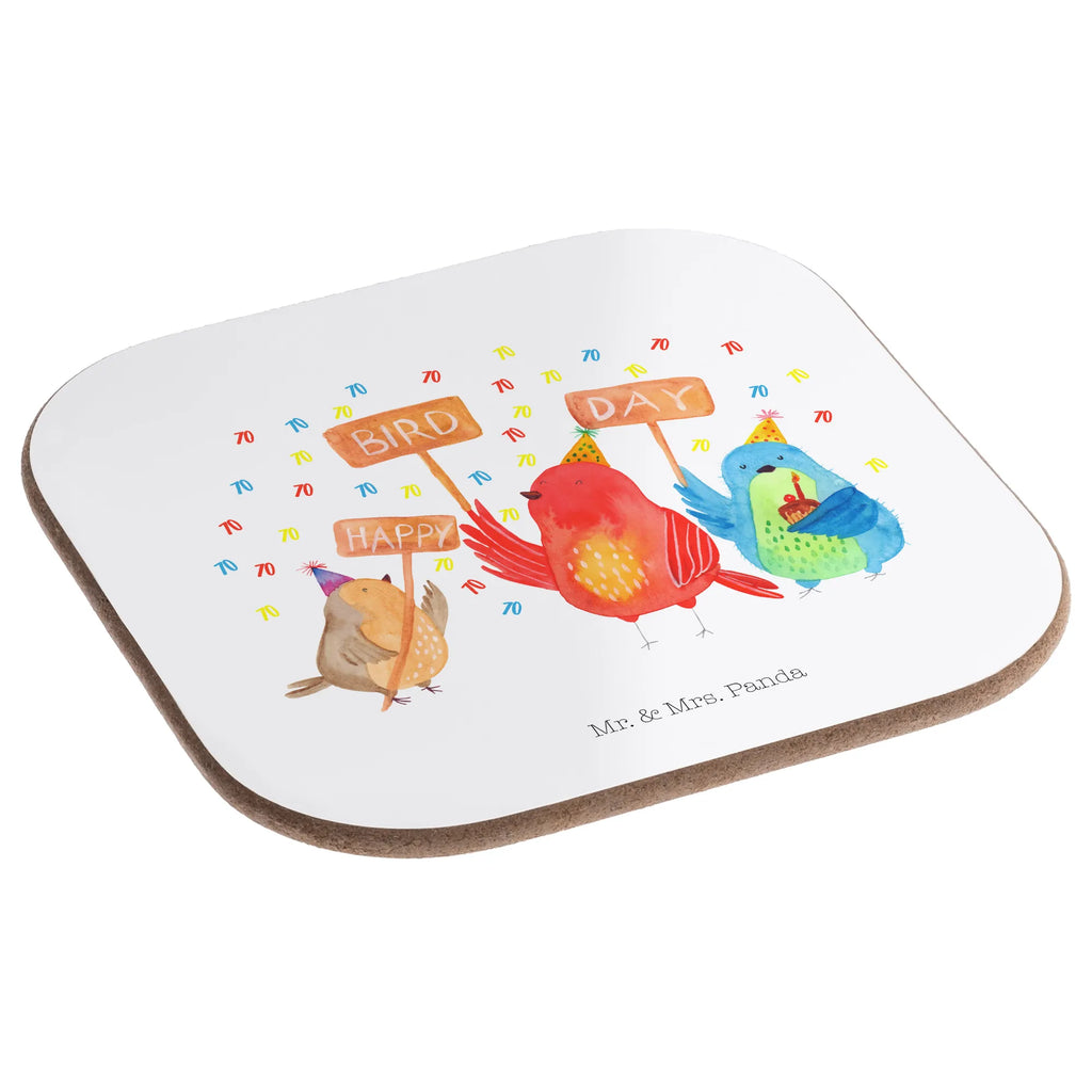 Quadratische Untersetzer 70. Geburtstag Happy Bird Day Glasuntersetzer, Untersetzer Design, Holzuntersetzer, Untersetzer für Gläser, Untersetzer Gläser, Untersetzer Holz, Tassen Untersetzer, Untersetzer, Korkuntersetzer, Getränkeuntersetzer, Bierdeckel, Untersetzer aus Holz, Geburtstag, Geburtstagsgeschenk, Geschenk, für, Mitbringsel, Feier, zum
