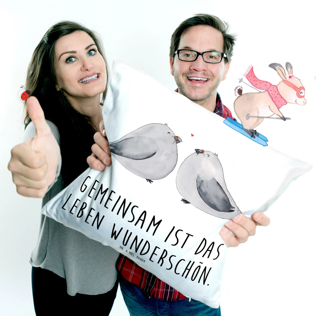 Cushion pigeons Love fluffy, pad, Pillow, bedroom, pillow case, settee, 40x40, pillows, soft, couch, 40 x 40, cushion, sofa, bed, Wedding, marriage, gifts, Doves, Turtledove, Dove, Love, Couple gift, Friend, Couple, Girlfriend