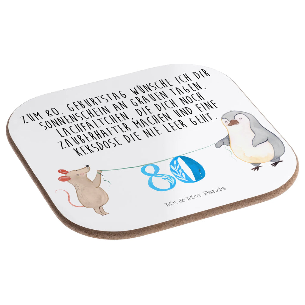 Untersetzer 80. Geburtstag Maus Pinguin Untersetzer für Gläser, Tassen Untersetzer, Glasuntersetzer, Korkuntersetzer, Untersetzer, Bierdeckel, Untersetzer aus Holz, Holzuntersetzer, Untersetzer Gläser, Getränkeuntersetzer, Untersetzer Holz, Untersetzer Design, Geburtstag, Geburtstagsgeschenk, Geschenk, Feiern, Kuchen, Party, Torte