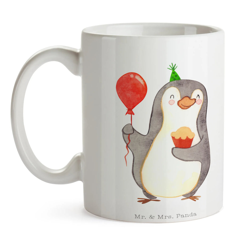 Tasse Pinguin Geburtstag Teetasse, Porzellantasse, Tasse mit Zitaten, Kaffeetasse, Geschenktasse, Tasse, Keramiktasse, Tasse mit Motiven, Bürotasse, Geburtstag, Geburtstagsgeschenk, Geschenk, Party, Kuchen, Torte, Feiern, Geschenke