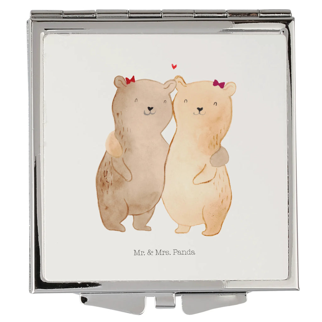 Handtaschenspiegel quadratisch Bären Schwestern Spiegel Für Make-Up Tasche, Tragbarer Spiegel, Kompaktspiegel, Handspiegel Für Damen, Klappbarer Handspiegel, Taschen-Kosmetikspiegel, Handspiegel Geschenkidee, Taschenspiegel, Deko Handspiegel, Spiegel Für Handtasche, Klappspiegel, Mini Spiegel, Design Taschenspiegel, Handspiegel Mit Hülle, Runder Taschenspiegel, Handspiegel Zum Mitnehmen, Quadratischer Handspiegel, Klappbarer Taschenspiegel, Kosmetikspiegel Klein, Spiegel Für Schminktasche, Reise Spiegel, Spiegel Für Unterwegs, Handtaschenspiegel, Schminkspiegel To Go, Schminkspiegel Kompakt, Vintage Kompaktspiegel, Familie, Vatertag, Muttertag, Bruder, Schwester, Mama, Papa, Oma, Opa