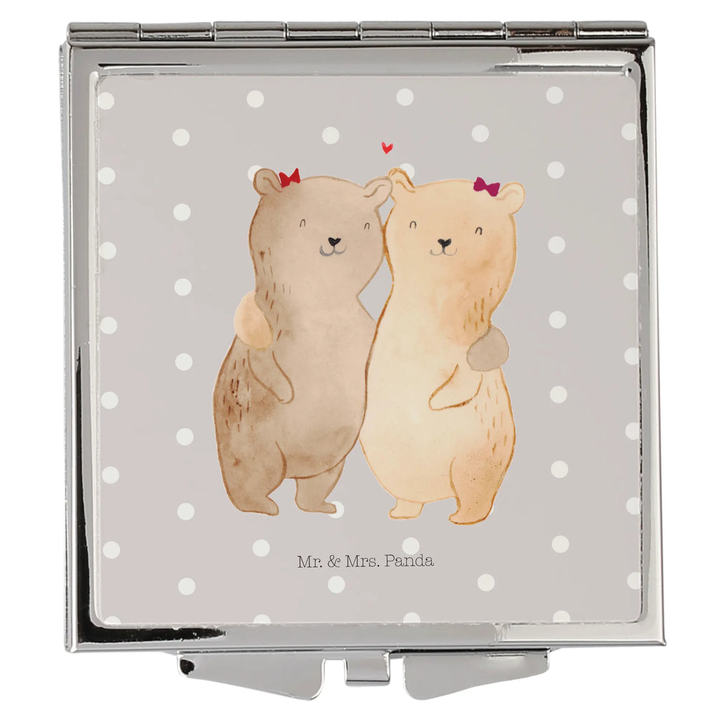 Handtaschenspiegel quadratisch Bären Schwestern Spiegel Für Make-Up Tasche, Tragbarer Spiegel, Kompaktspiegel, Handspiegel Für Damen, Klappbarer Handspiegel, Taschen-Kosmetikspiegel, Handspiegel Geschenkidee, Taschenspiegel, Deko Handspiegel, Spiegel Für Handtasche, Klappspiegel, Mini Spiegel, Design Taschenspiegel, Handspiegel Mit Hülle, Runder Taschenspiegel, Handspiegel Zum Mitnehmen, Quadratischer Handspiegel, Klappbarer Taschenspiegel, Kosmetikspiegel Klein, Spiegel Für Schminktasche, Reise Spiegel, Spiegel Für Unterwegs, Handtaschenspiegel, Schminkspiegel To Go, Schminkspiegel Kompakt, Vintage Kompaktspiegel, Familie, Vatertag, Muttertag, Bruder, Schwester, Mama, Papa, Oma, Opa