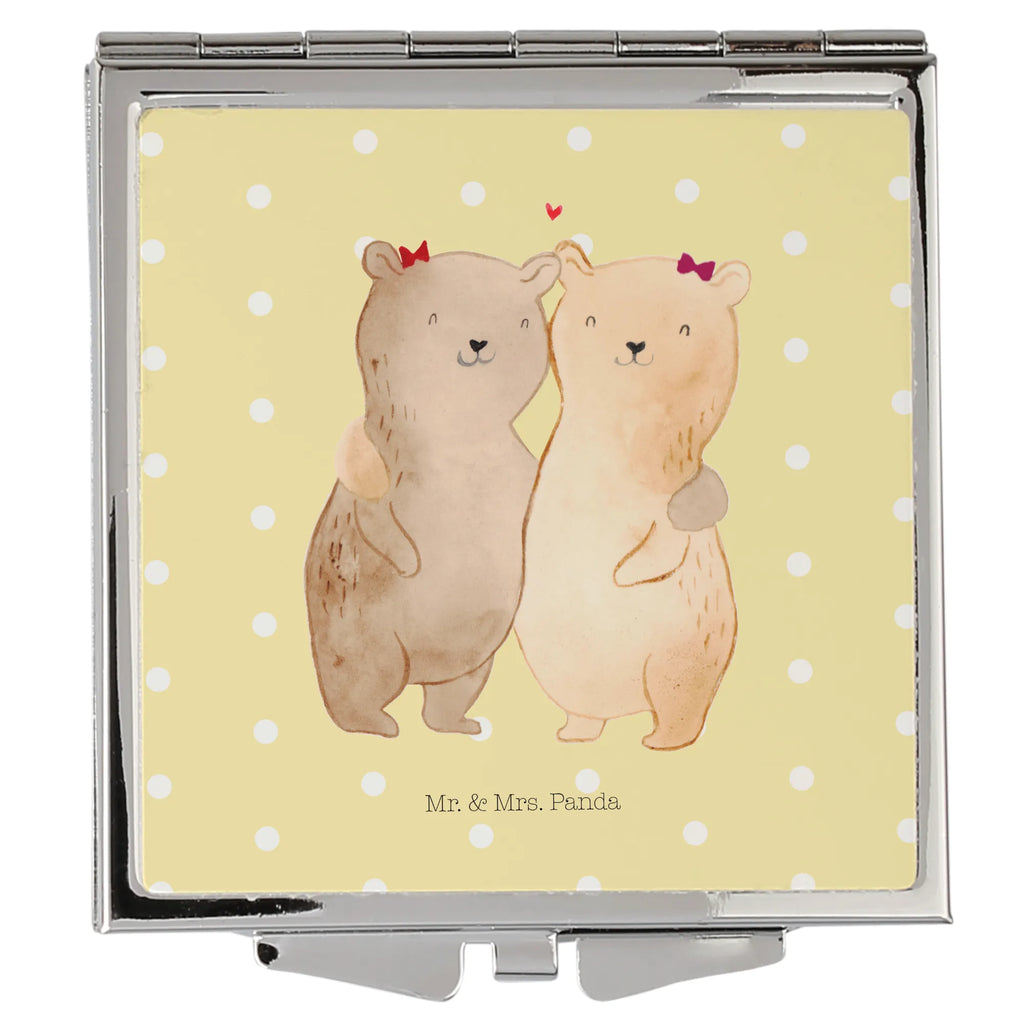 Handtaschenspiegel quadratisch Bären Schwestern Spiegel Für Make-Up Tasche, Tragbarer Spiegel, Kompaktspiegel, Handspiegel Für Damen, Klappbarer Handspiegel, Taschen-Kosmetikspiegel, Handspiegel Geschenkidee, Taschenspiegel, Deko Handspiegel, Spiegel Für Handtasche, Klappspiegel, Mini Spiegel, Design Taschenspiegel, Handspiegel Mit Hülle, Runder Taschenspiegel, Handspiegel Zum Mitnehmen, Quadratischer Handspiegel, Klappbarer Taschenspiegel, Kosmetikspiegel Klein, Spiegel Für Schminktasche, Reise Spiegel, Spiegel Für Unterwegs, Handtaschenspiegel, Schminkspiegel To Go, Schminkspiegel Kompakt, Vintage Kompaktspiegel, Familie, Vatertag, Muttertag, Bruder, Schwester, Mama, Papa, Oma, Opa