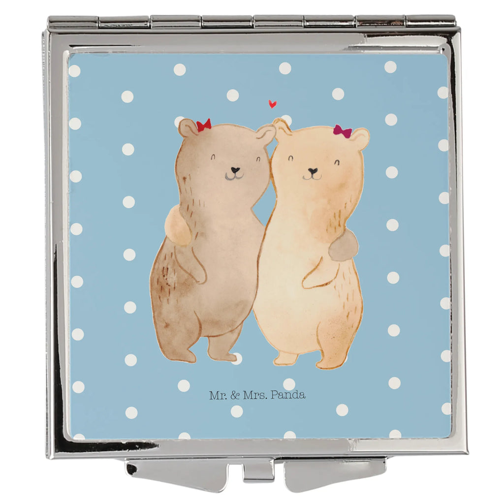 Handtaschenspiegel quadratisch Bären Schwestern Spiegel Für Make-Up Tasche, Tragbarer Spiegel, Kompaktspiegel, Handspiegel Für Damen, Klappbarer Handspiegel, Taschen-Kosmetikspiegel, Handspiegel Geschenkidee, Taschenspiegel, Deko Handspiegel, Spiegel Für Handtasche, Klappspiegel, Mini Spiegel, Design Taschenspiegel, Handspiegel Mit Hülle, Runder Taschenspiegel, Handspiegel Zum Mitnehmen, Quadratischer Handspiegel, Klappbarer Taschenspiegel, Kosmetikspiegel Klein, Spiegel Für Schminktasche, Reise Spiegel, Spiegel Für Unterwegs, Handtaschenspiegel, Schminkspiegel To Go, Schminkspiegel Kompakt, Vintage Kompaktspiegel, Familie, Vatertag, Muttertag, Bruder, Schwester, Mama, Papa, Oma, Opa