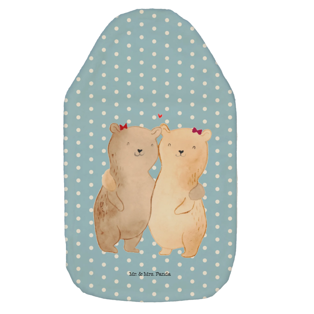 Wärmflasche Bären Schwestern Wärmekissen, Körnerkissen, Kleine Wärmflasche, Wärmflasche, Wärmflasche mit Bezug, Wärmflaschenbezug, Bettflasche, Kinderwärmflasche, Familie, Vatertag, Muttertag, Bruder, Schwester, Mama, Papa, Oma, Opa
