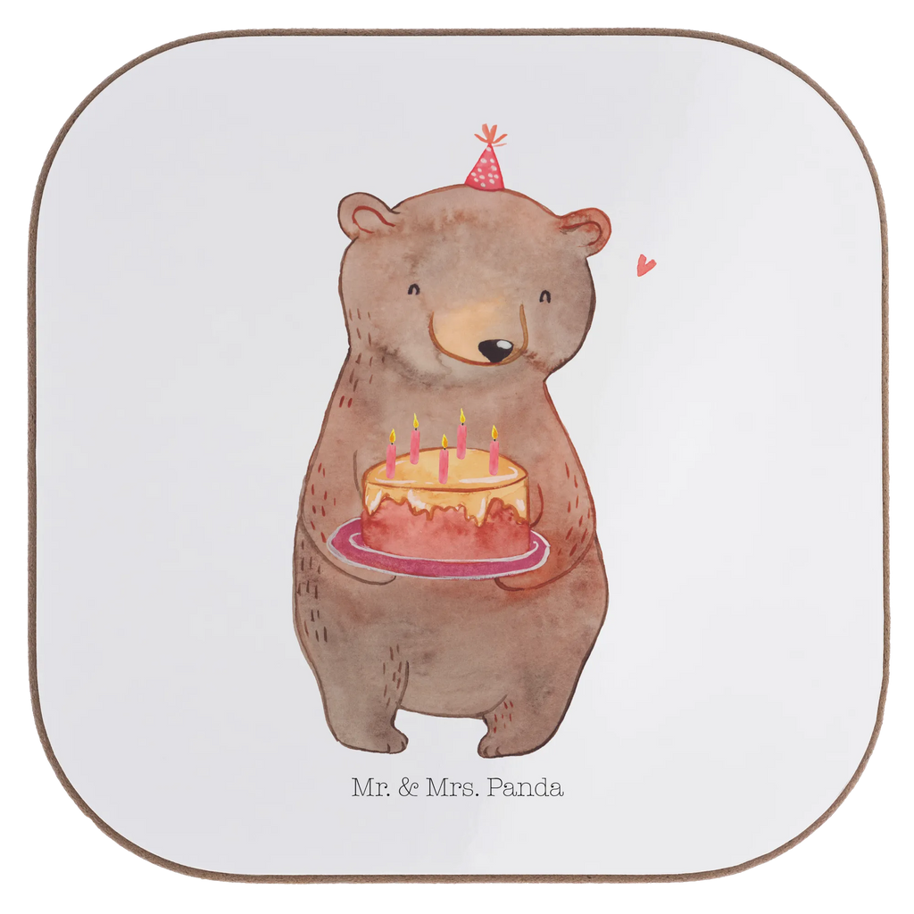 Podkładka niedźwiedź tort Urodziny, prezent urodzinowy, prezent