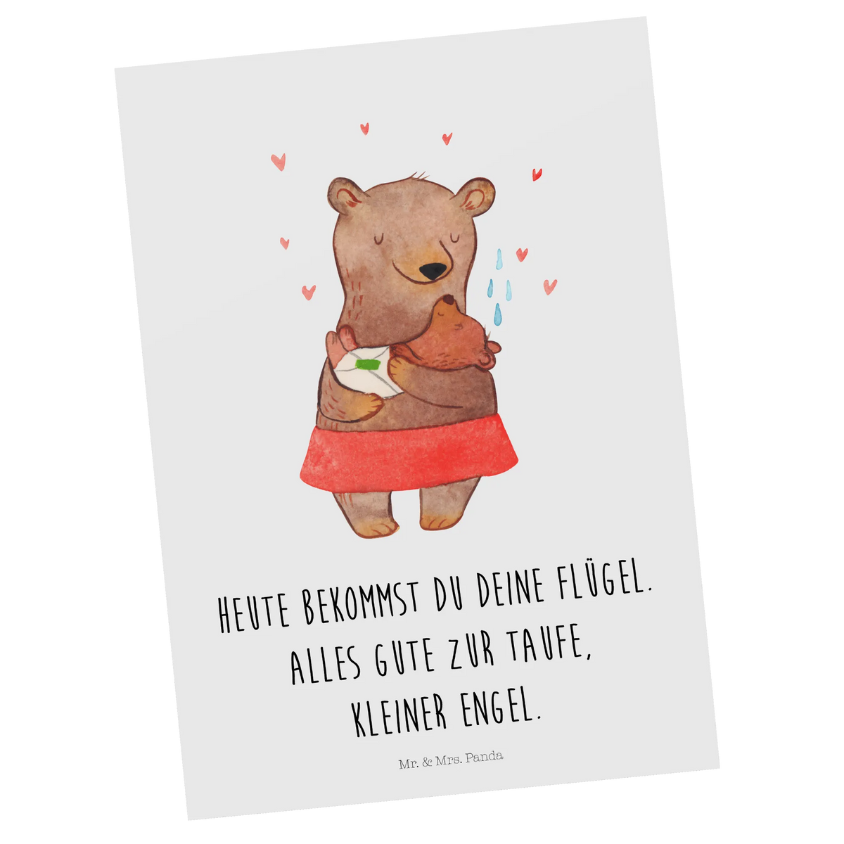 Postkarte Bären Taufe kunstkarte, Fotokarte, Postkarte, Ansichtskarte, spruchkarte, Kunstkarten, Ansichtskarten, einzelkarte, Postkarten, Grußkarte, Designkarte, bildkarte, Motivkarte, Taufe, Zur Taufe, Taufgeschenk, Taufe Deko, Taufspruch, Bärenmutter, Bär, Geschenk Zur Taufe