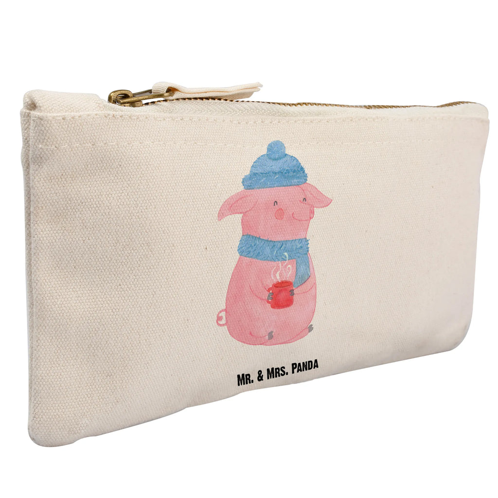 Make-up bag piggy Mulled wine Waschbeutel, aufbewahrungstasche, Federmappe, Schminktasche, Schlampermäppchen, kosmetiktäschchen, Kosmetikbeutel, Schminktäschchen, Schminkbeutel, toiletry bag, Kulturtasche, Kosmetiktasche, Mäppchen, Etui, aufbewahrungsbeutel, pencil case, pinsel tasche, utensilientasche, Stiftemäppchen, Waschtasche, Kulturbeutel, beauty case, beauty tasche, Winter, Wintermotiv, Weihnachten, Heiligabend, Advent, Weihnachtsdeko, Nikolaus, Glühwein, Spruch, Weihnachtsmarkt, Betrunken