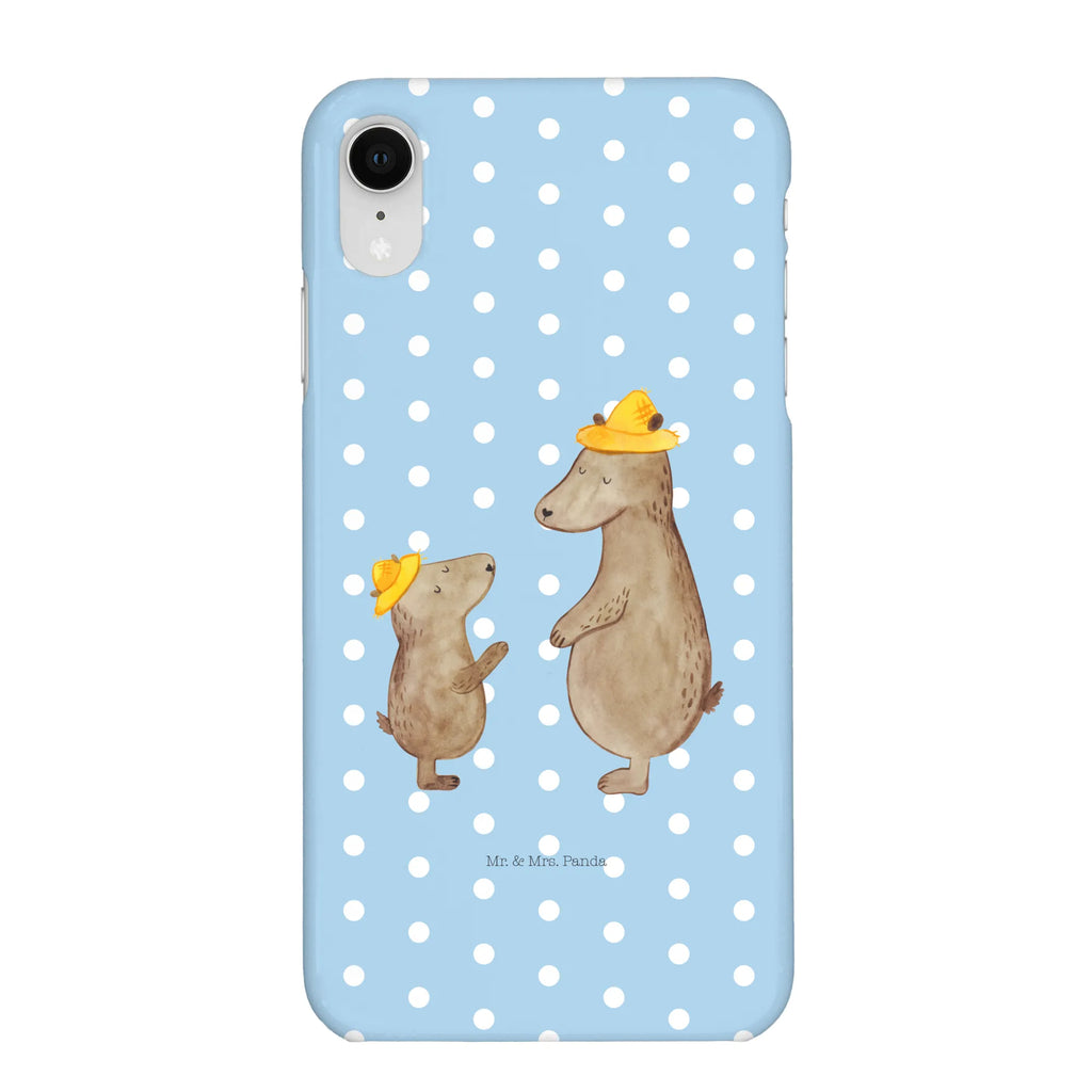 Phone case Bears with hats Handy, Handycover, Iphone X, Hülle, Handyhülle, Iphone 10, Cover, Familie, Vatertag, Muttertag, Bruder, Schwester, Mama, Papa, Oma, Opa, Söhne, Bären, Kind, Vorbild, Dad, Bär, Lieblingsmensch, Daddy, Sohn, Vater-Sohn, Paps, Kinder, Family, Vater, Papi