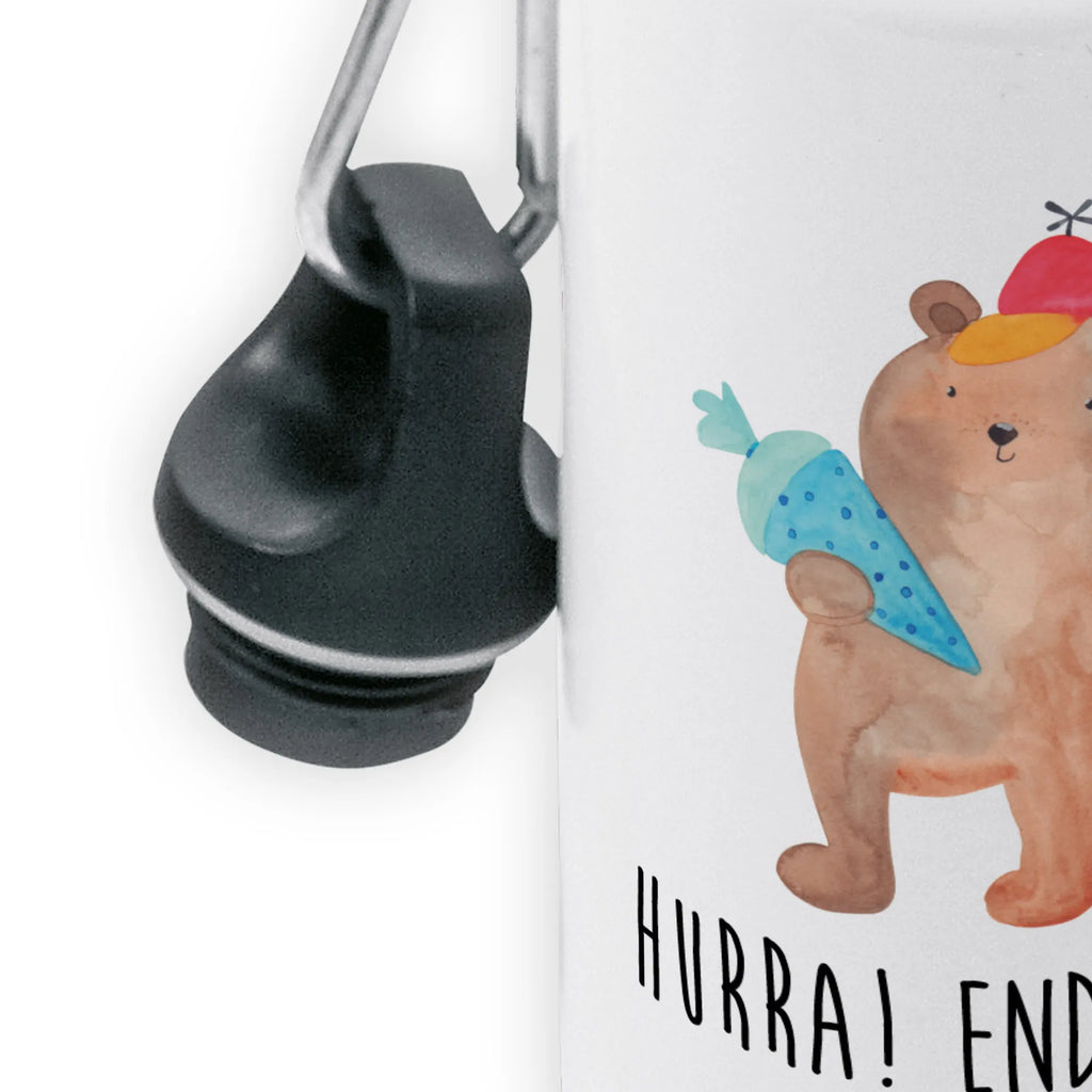 Kids drinks bottle bear School cone Children, Children's bottle, Primary school, Kids, Drinking bottle, Bottle, Kindergarten bottle, bear, teddy, teddy bear, cuddly toy, School bag, School gift, School enrolment gift, Starting school, Bear motif, First day of school gift
