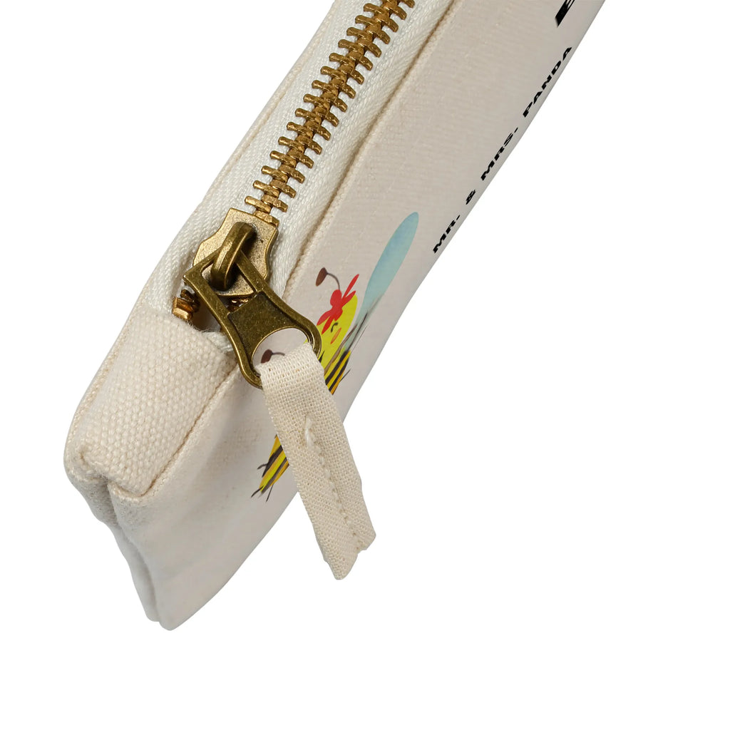 Schminktasche Biene Happy Schminkbeutel, Kulturtasche, Kulturbeutel, Mäppchen, beauty tasche, toiletry bag, Federmappe, Waschbeutel, beauty case, Waschtasche, Stiftemäppchen, Kosmetiktasche, aufbewahrungsbeutel, pencil case, Schminktasche, Kosmetikbeutel, Schminktäschchen, Etui, pinsel tasche, Schlampermäppchen, aufbewahrungstasche, kosmetiktäschchen, utensilientasche, Biene, Hummel, Wespe