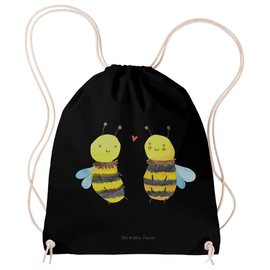Drawstring bag bee In love sports bag, gym bag, hipster, bag, carrier bag, jute bag, Bee, wasp, bumblebee