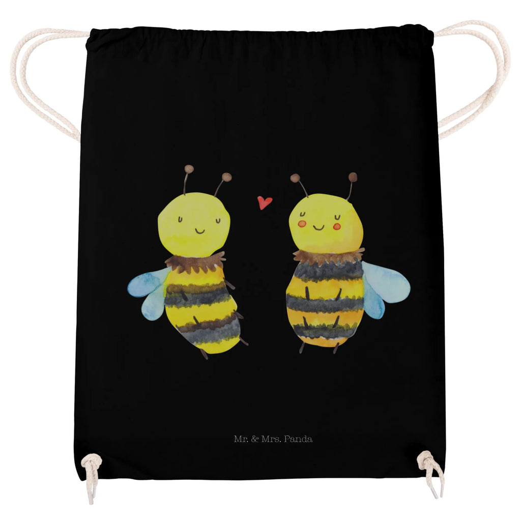 Drawstring bag bee In love sports bag, gym bag, hipster, bag, carrier bag, jute bag, Bee, wasp, bumblebee