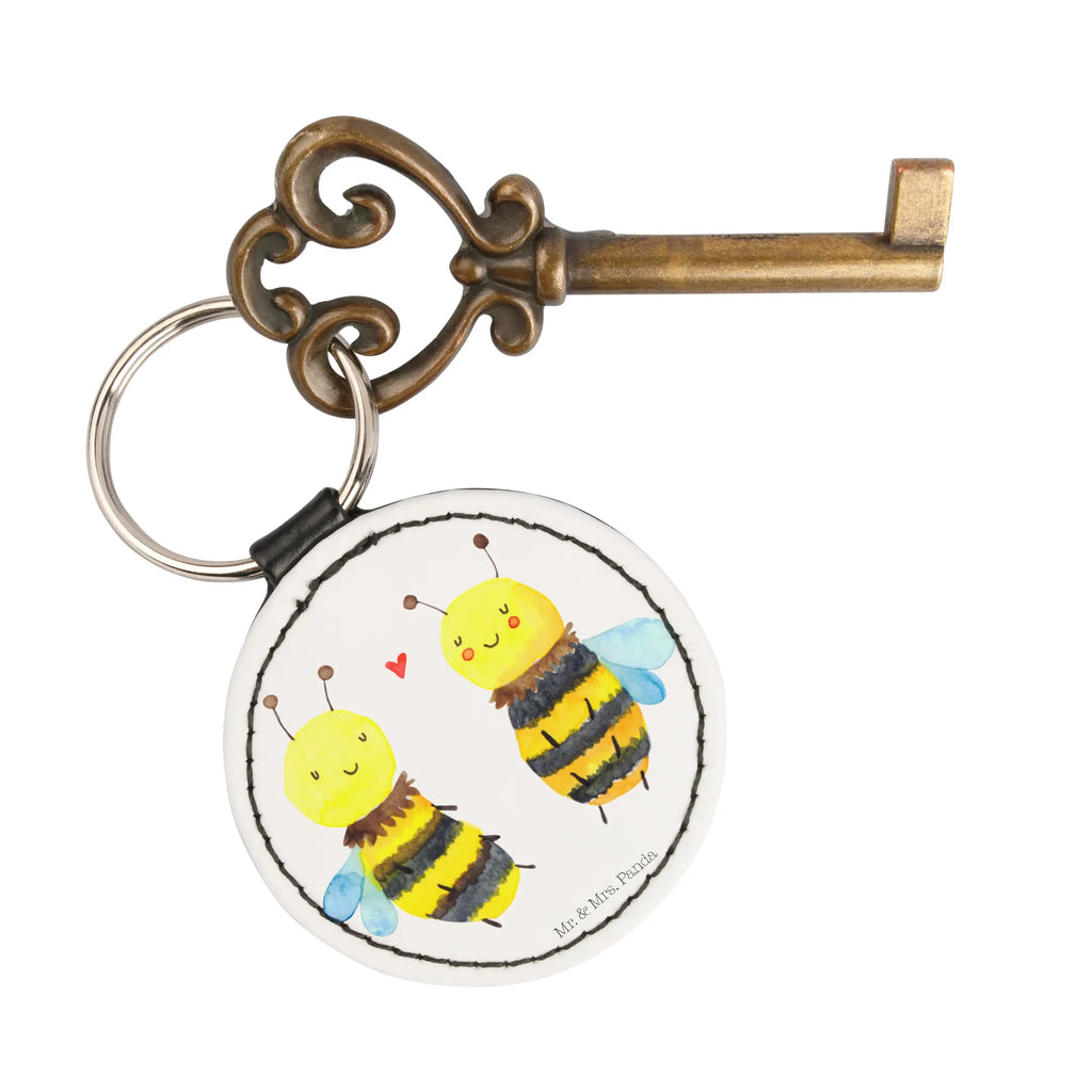 Rund Schlüsselanhänger Biene Verliebt mini schlüsselanhänger, Schlüsselaccessoire, Schlüsselanhänger, schlüsselbund anhänger, Taschenanhänger, Biene, Wespe, Hummel
