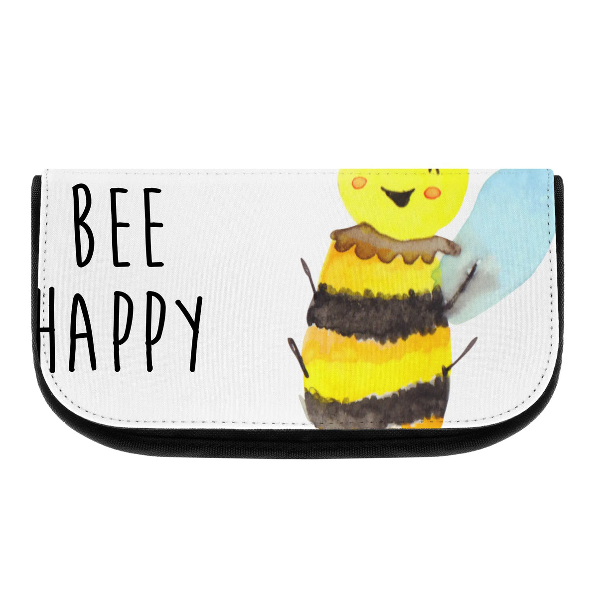 Cosmetics bag bee happy wasp, bumblebee