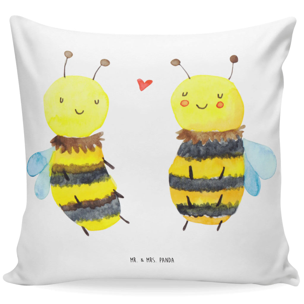 Cushion bee In love bedroom, couch, pillows, cushion, pillow case, fluffy, 40 x 40, settee, pad, sofa, soft, 40x40, bed, Pillow, Bee, wasp, bumblebee