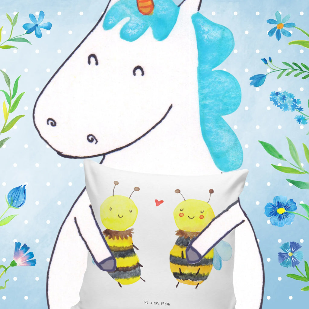 Cushion bee In love bedroom, couch, pillows, cushion, pillow case, fluffy, 40 x 40, settee, pad, sofa, soft, 40x40, bed, Pillow, Bee, wasp, bumblebee