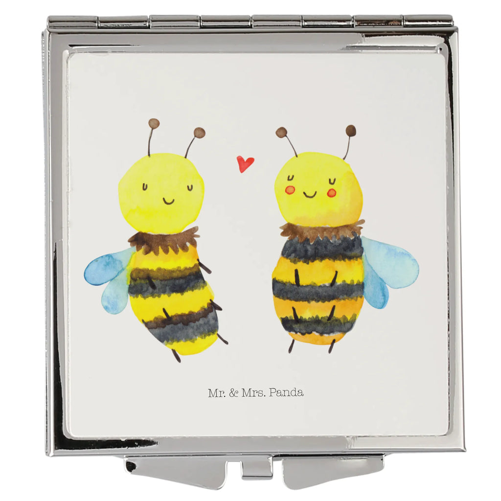 Kwadratowe lusterko do torebki pszczoła zakochany Biedronka, Os, Trzmiel