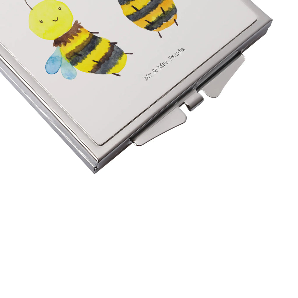 Kwadratowe lusterko do torebki pszczoła zakochany Biedronka, Os, Trzmiel