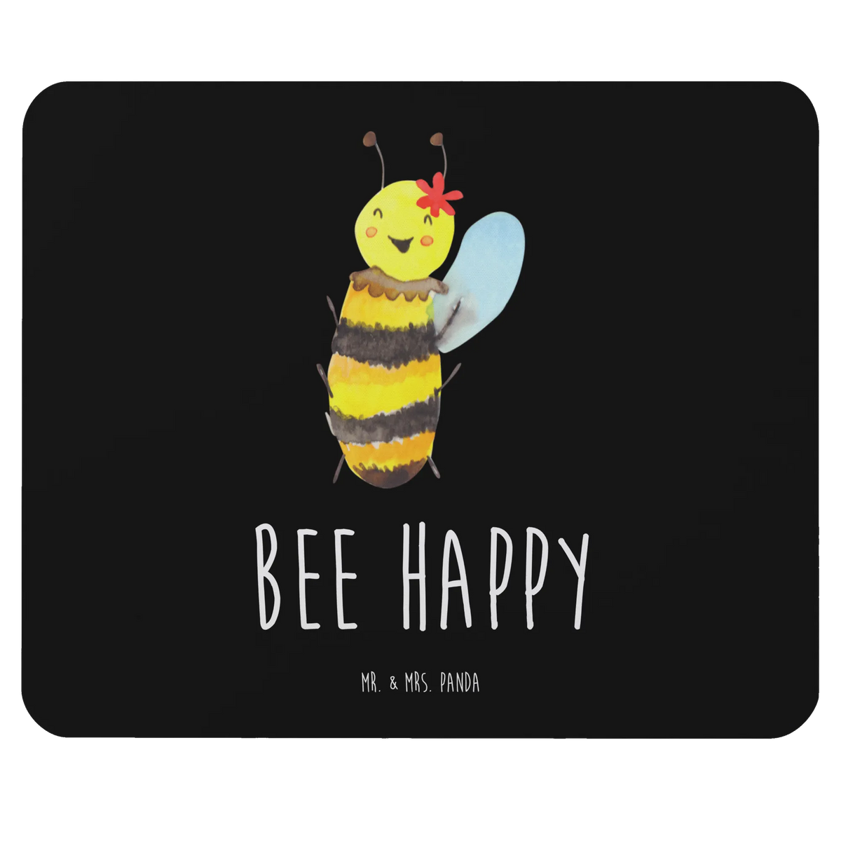 Mouse mat bee happy